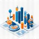 Graph and data icon representing Case Studies